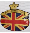 Sticker Union Jack Royal British flag bandiera inglese Range Rover Gold base