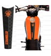 Paraserbatoio arancio arancione per Ducati Scrambler