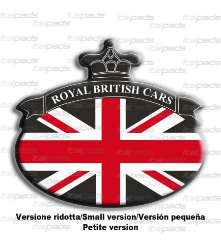 Sticker Union Jack Royal British flag bandiera inglese Range Rover Nero 76x68