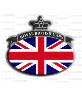 Scudetto Union Jack bandiera inglese Range Rover B/G