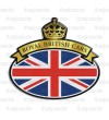 Scudetto Union Jack bandiera inglese Range Rover G/W