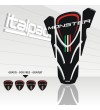 Paraserbatoio per DUCATI Monster nero "Top wings", protezione serbatoio, new!