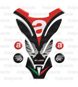 Paraserbatoio resinato per APRILIA nero mod. Detroit LEO