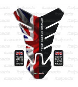 Paraserbatoio mod. "Nevada" per Triumph U.K. flag Union Jack "Proudly made in..."