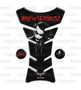 Paraserbatoio in resina The Joker Batman "Classic" nero Why so serious?