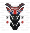 Paraserbatoio  "DETROIT Top black"  per Triumph U.K. flag Union Jack