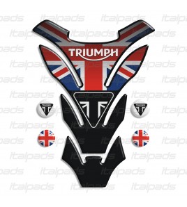 Paraserbatoio  "DETROIT Top black"  per Triumph U.K. flag Union Jack