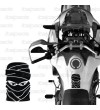 Paraserbatoio per Honda Africa Twin CRF 1000 mod. "Tuareg" nero