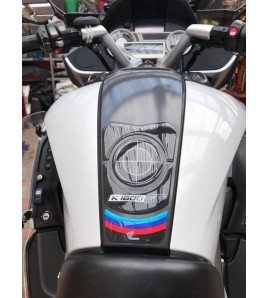 Paraserbatoio resinato per BMW serie GS mod. York argento