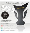 Paraserbatoio Vera Pelle nero mod. "Wings BIG YTH" PERSONALIZZABILE