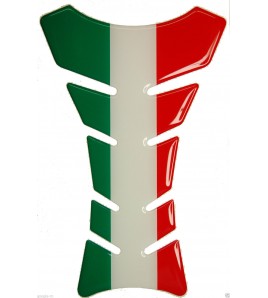 Paraserbatoio resinato bandiera Italia Italiana Italy flag Tank Pad stickers