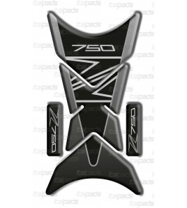 Paraserbatoio mod. "Shark" nero/grigio per kawasaki Z750