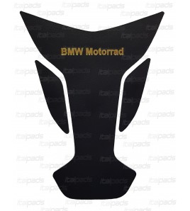 Paraserbatoio in VERA PELLE nero/oro per BMW