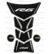 Paraserbatoio "Frames/S" per Yamaha R6 nero-carbon look