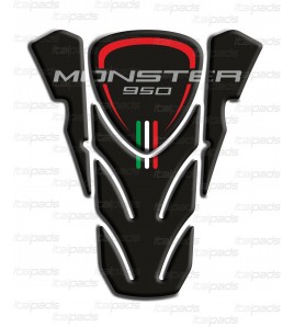 Paraserbatoio nero "Arkansas" per Ducati Monster 950