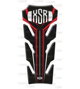 Paraserbatoio rosso bianco per Yamaha XSR