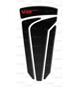 Paraserbatoio nero/carbonio per Ducati V2 StreetFighter