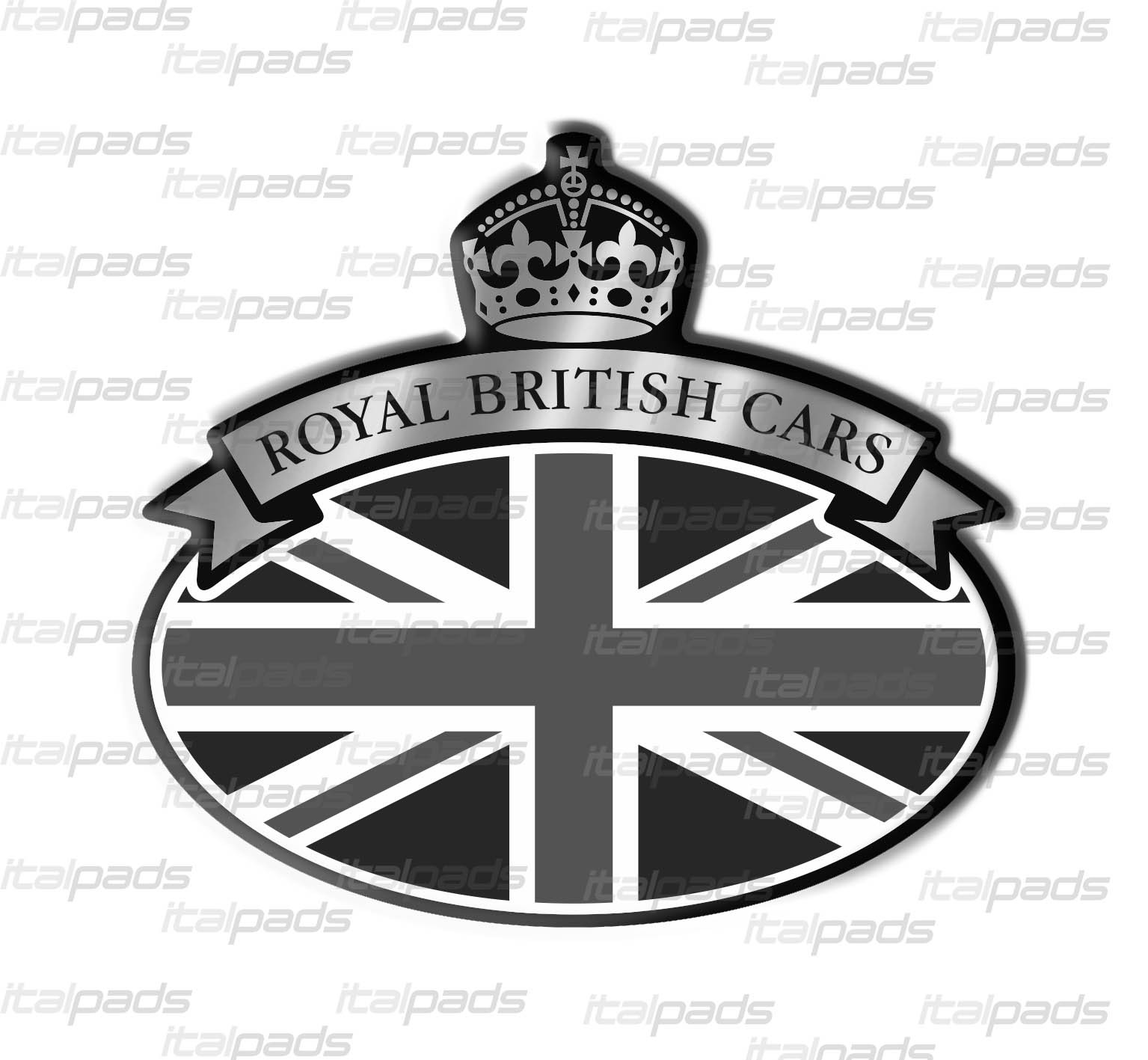 BIKE-label Adesivo 3D per auto, moto, bandiera Union Jack, 70 x 37 mm, X300533VA