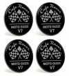 Adesivi resina stickers Cafe Racer Moto Guzzi V7