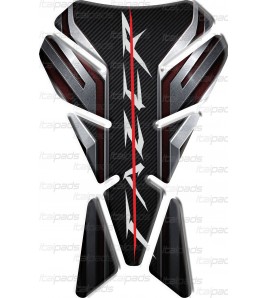 Proteggi la tua moto con stile!  Paraserbatoio universale adesivo ad alta resistenza, perfetto per Yamaha Fazer. Design spo