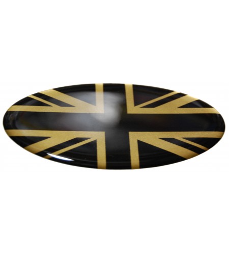 Adesivo Union Jack Royal British flag bandiera inglese Range Rover GOLD/BLACK