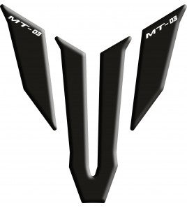 Paraserbatoio resinato Yamaha logo MT-03 nero Tank Pad black