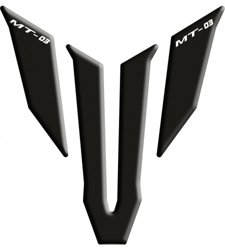 Paraserbatoio resinato Yamaha logo MT-03 nero Tank Pad black