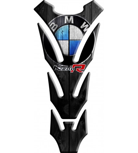 Paraserbatoio resinato per BMW K1200R effetto legno