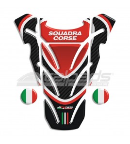 Paraserbatoio DUCATI per Monster nero/carbonio "Top wings"  + 2 stickers Gratis!!